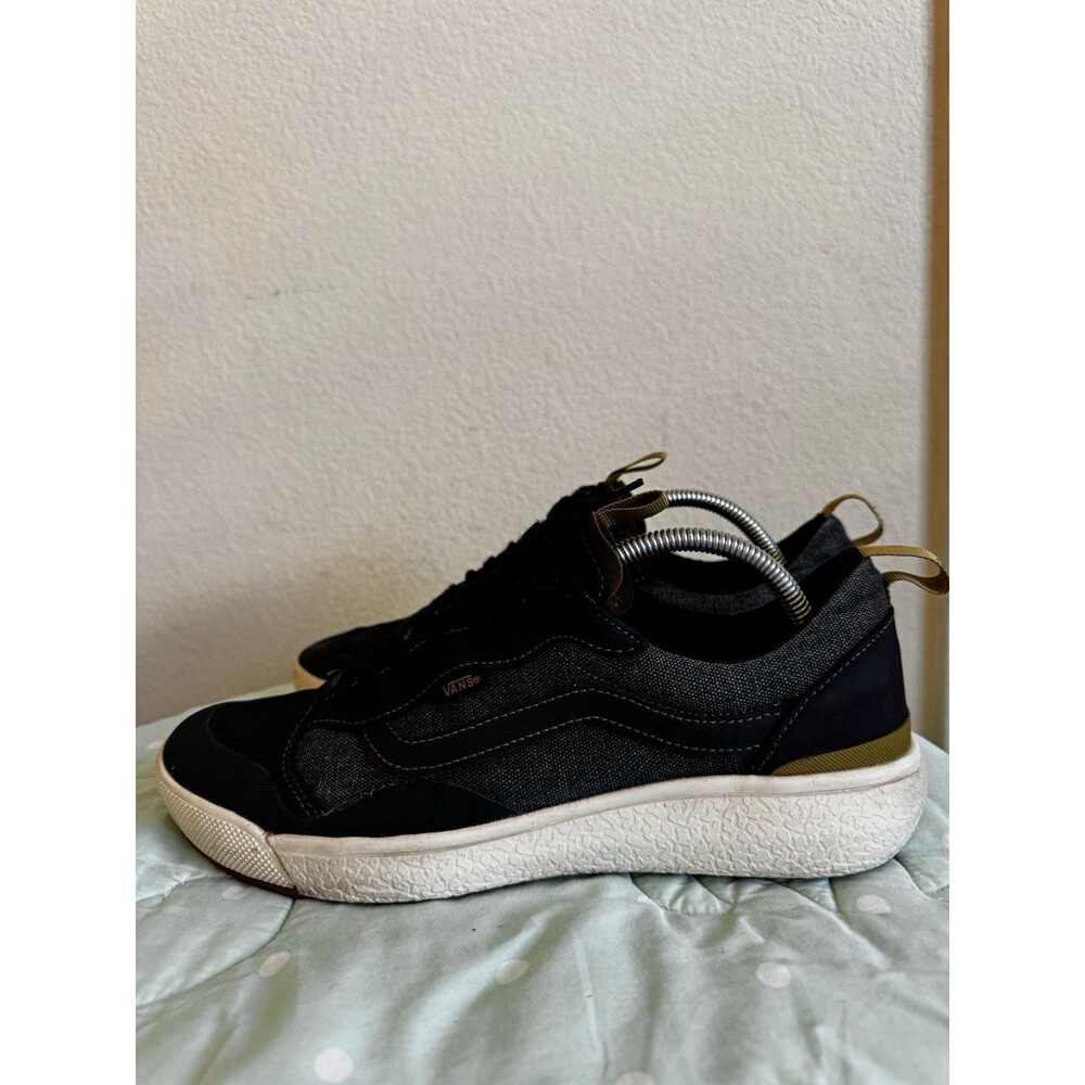 VANS UltraCush Men's Lace Up Canvas Sneakers Black/Gray Size 10